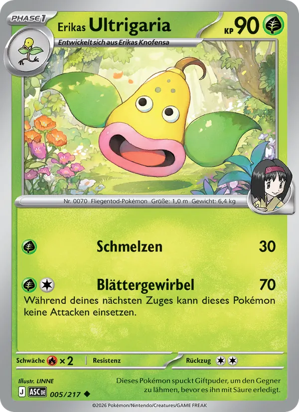 Erikas Ultrigaria, Erhabene Helden 005