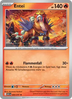 Entei, Erhabene Helden 025