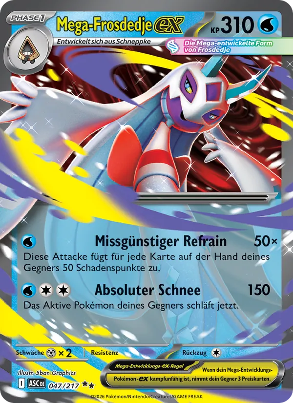 Mega-Frosdedje-ex, Erhabene Helden 047