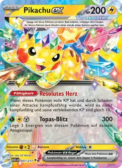 Pikachu-ex, Erhabene Helden 057