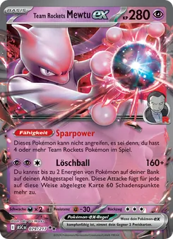 Team Rockets Mewtu-ex, Erhabene Helden 079
