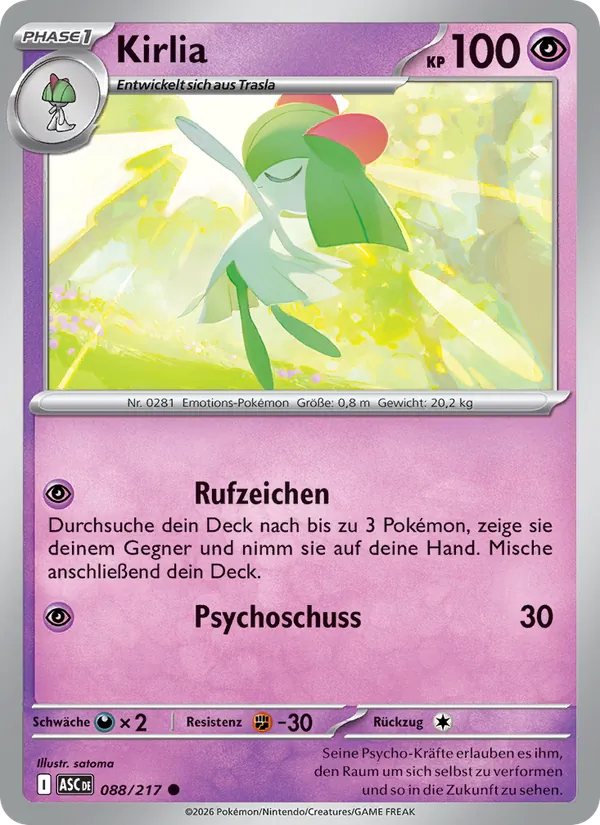 Kirlia, Erhabene Helden 088