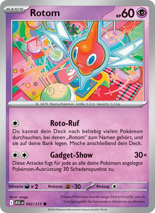 Rotom, Erhabene Helden 092