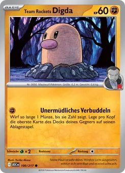 Team Rockets Digda, Erhabene Helden 100