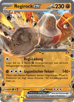 Regirock-ex, Erhabene Helden 107
