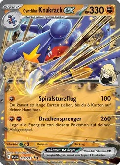 Cynthias Knakrack-ex, Erhabene Helden 111