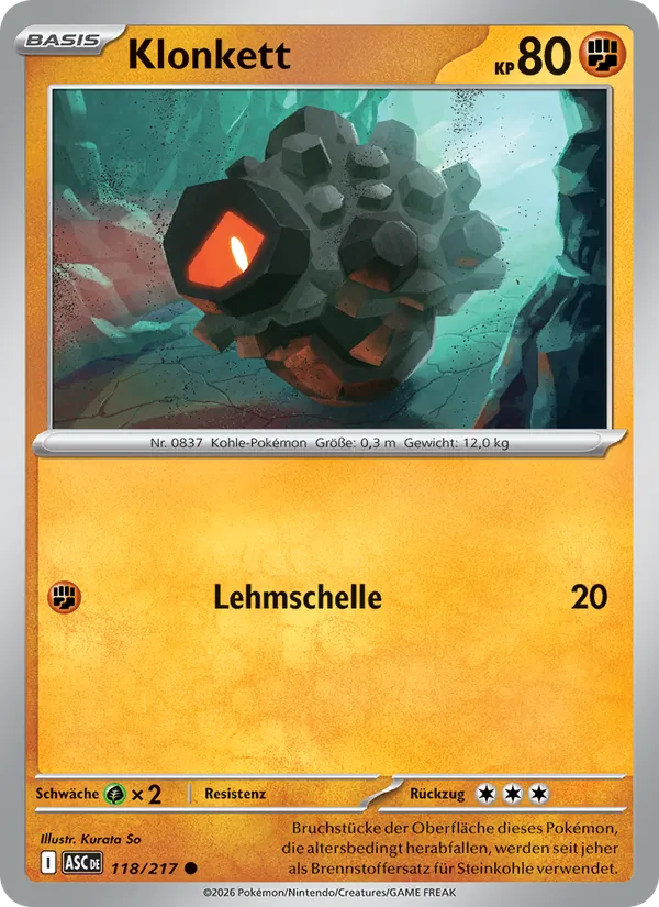 Klonkett, Erhabene Helden 118