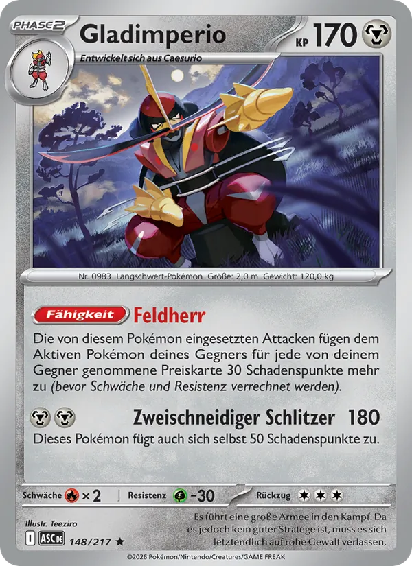 Gladimperio, Erhabene Helden 148