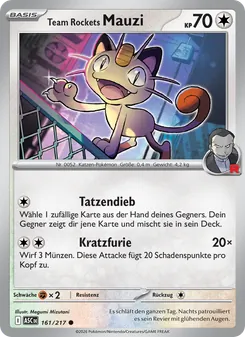 Team Rockets Mauzi, Erhabene Helden 161