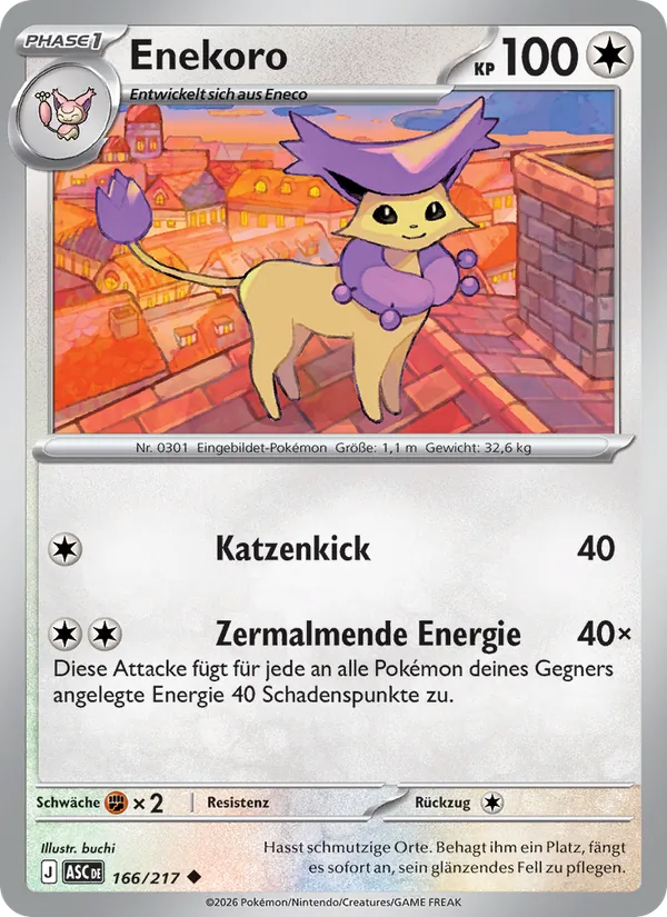 Enekoro, Erhabene Helden 166