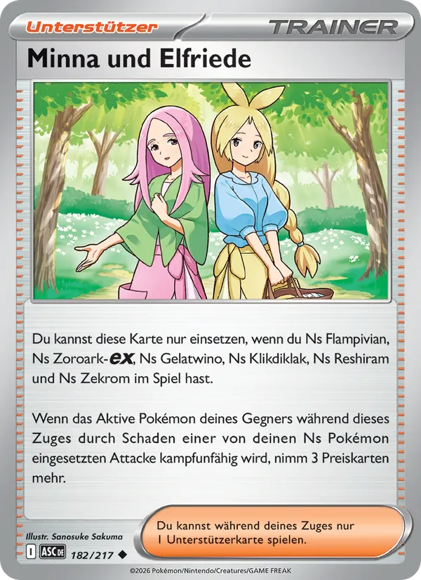 Minna und Elfriede, Erhabene Helden 182