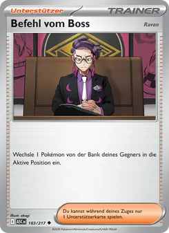 Befehl vom Boss, Erhabene Helden 183