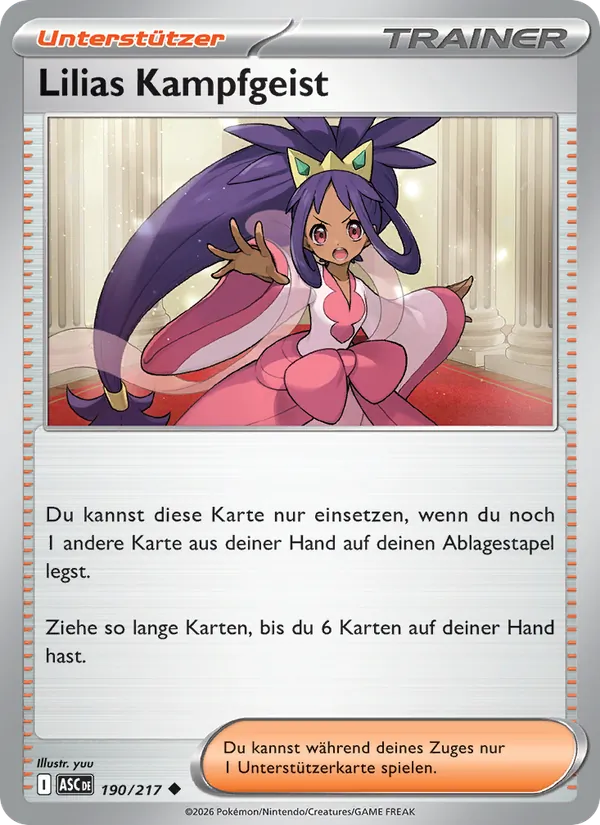Lilias Kampfgeist, Erhabene Helden 190