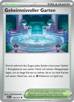 Geheimnisvoller Garten, Erhabene Helden 194