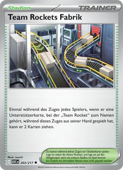 Team Rockets Fabrik, Erhabene Helden 203