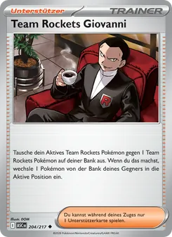 Team Rockets Giovanni, Erhabene Helden 204