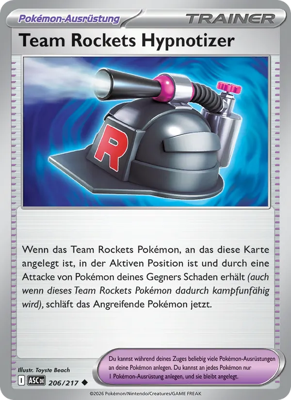 Team Rockets Hypnotizer, Erhabene Helden 206