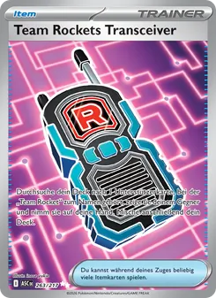 Team Rockets Transceiver, Erhabene Helden 263