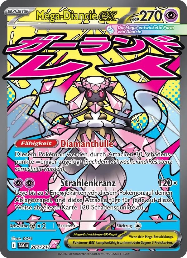 Mega-Diancie-ex, Erhabene Helden 267