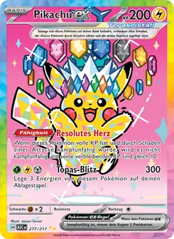 Pikachu-ex, Erhabene Helden 277