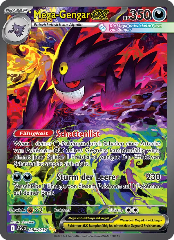 Mega-Gengar-ex, Erhabene Helden 284