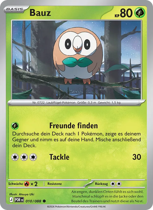 Bauz, Optimale Ordnung 010
