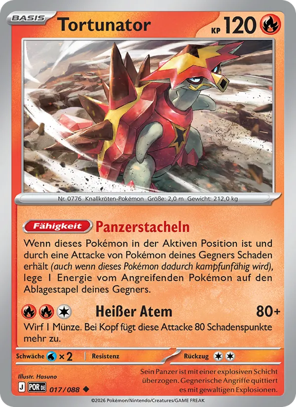 Tortunator, Optimale Ordnung 017