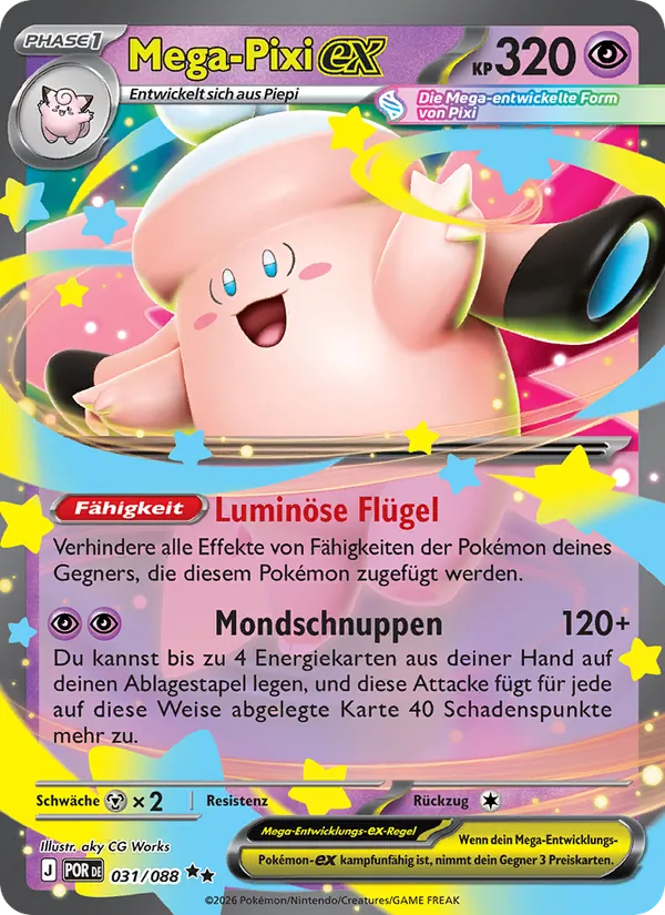 Mega-Pixi-ex, Optimale Ordnung 031