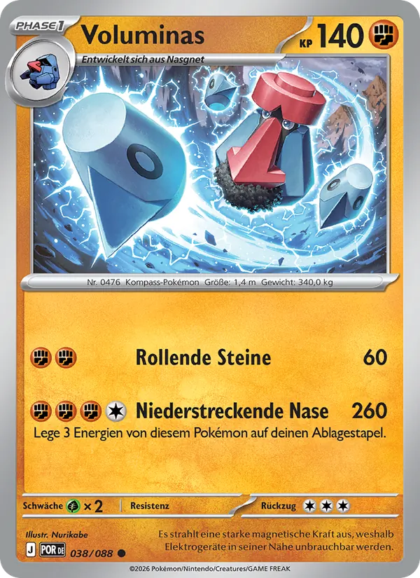 Voluminas, Optimale Ordnung 038