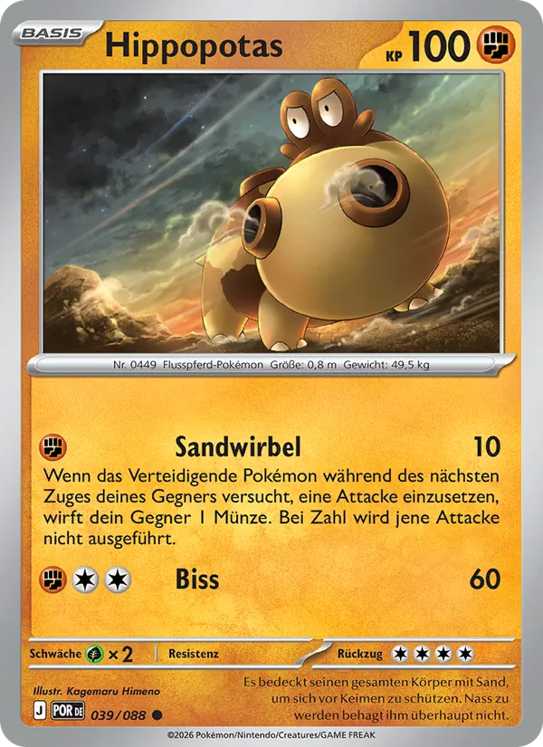 Hippopotas, Optimale Ordnung 039