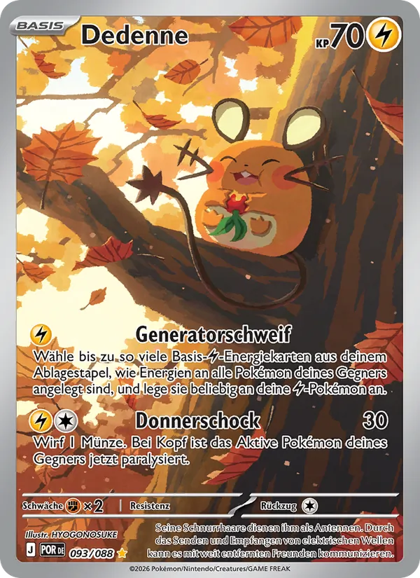 Dedenne, Optimale Ordnung 093