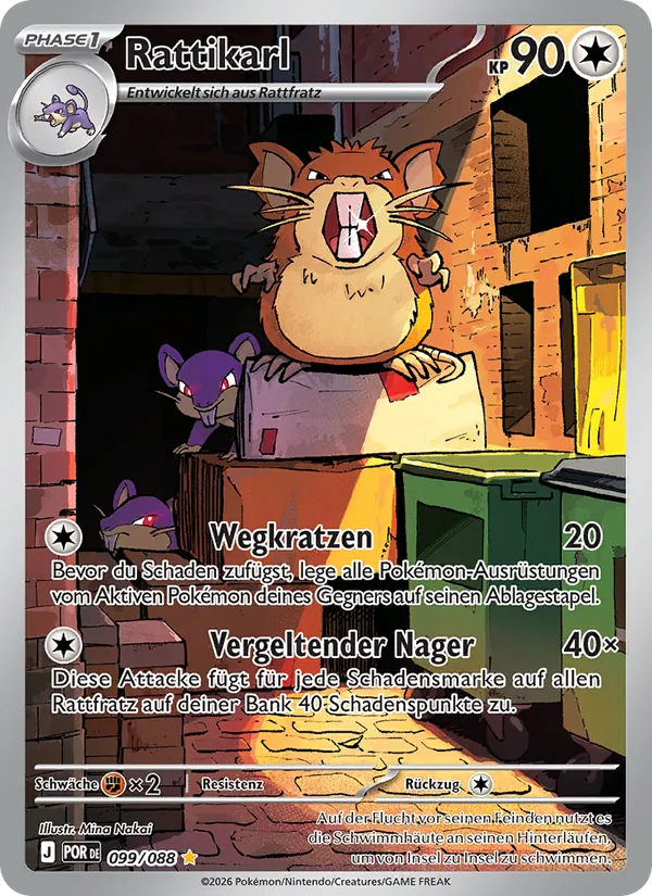 Rattikarl, Optimale Ordnung 099