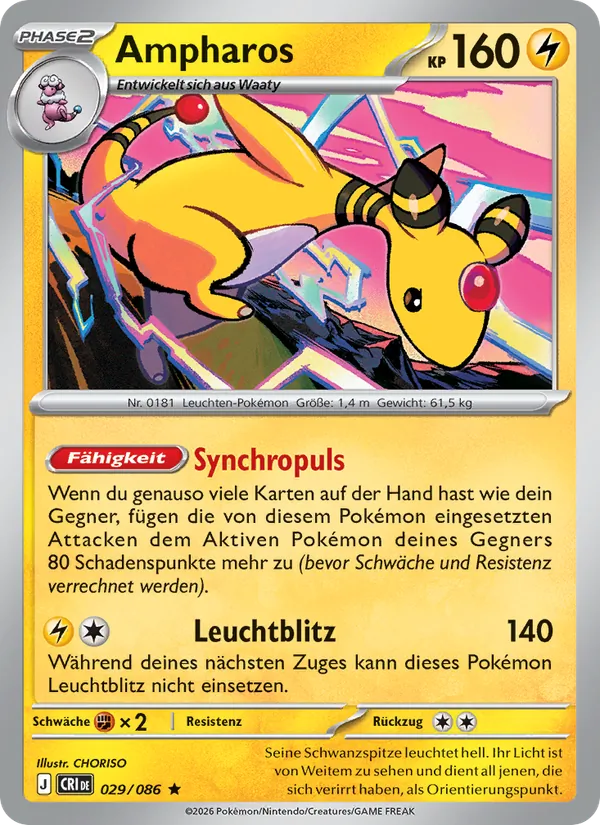 Ampharos, Wachsendes Chaos 029