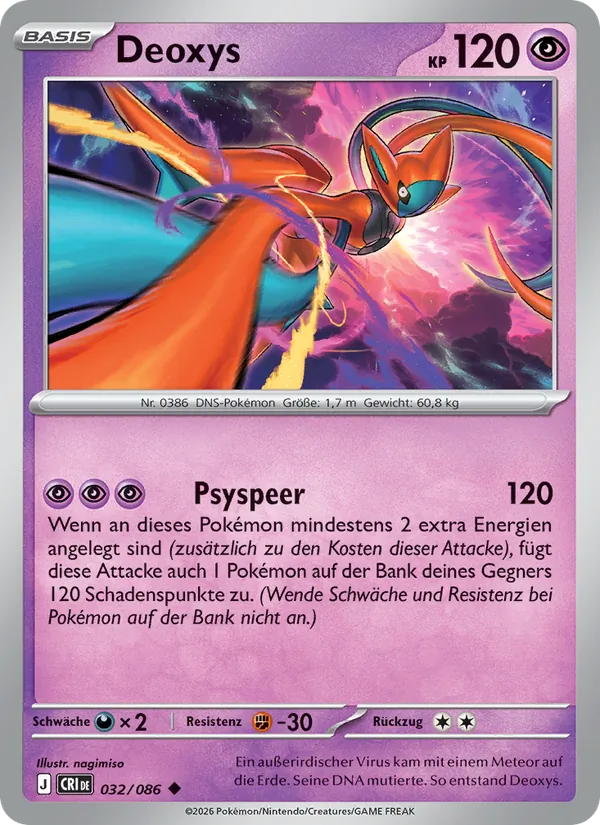 Deoxys, Wachsendes Chaos 032