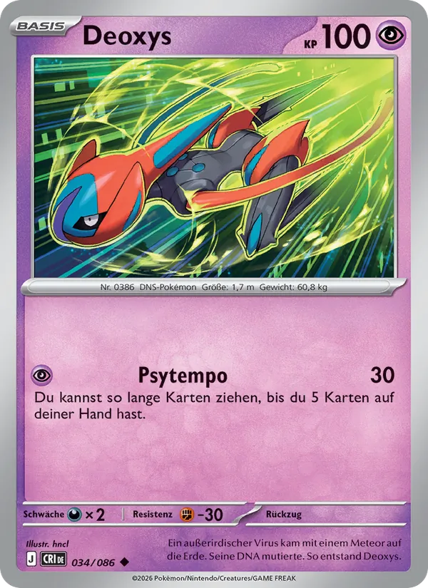 Deoxys, Wachsendes Chaos 034