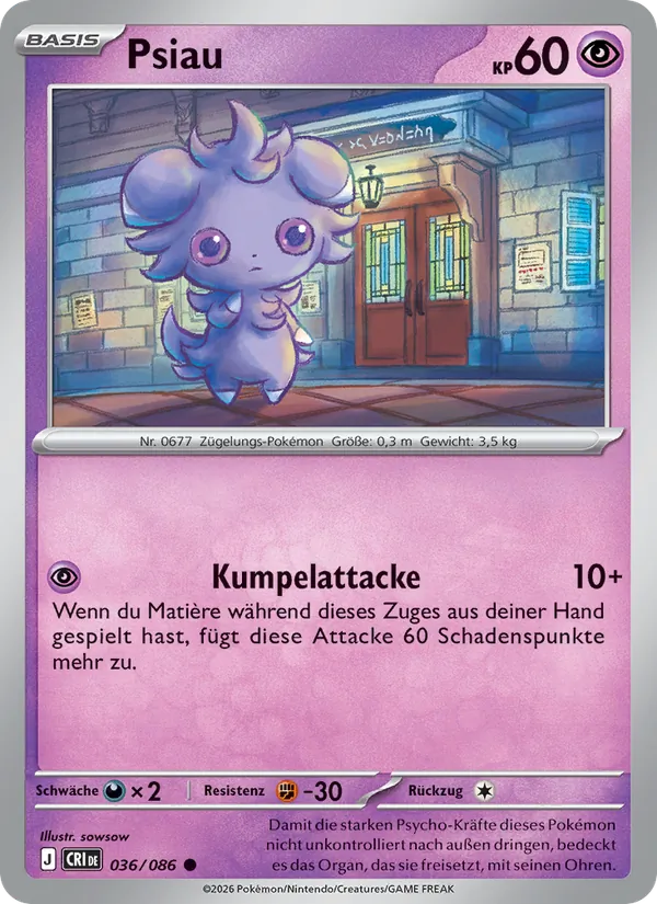 Psiau, Wachsendes Chaos 036