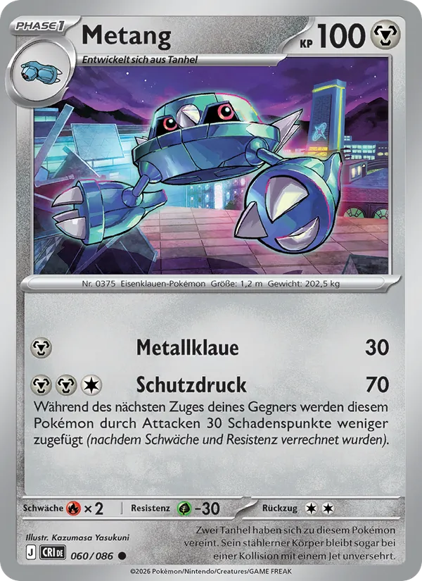 Metang, Wachsendes Chaos 060