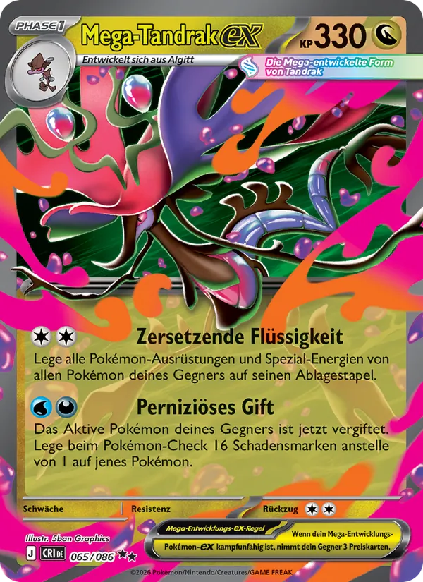 Mega-Tandrak-ex, Wachsendes Chaos 065