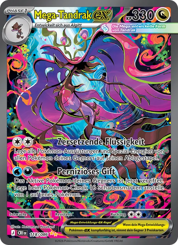 Mega-Tandrak-ex, Wachsendes Chaos 118