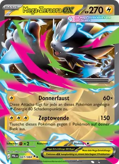 Mega-Zeraora-ex, Dunkelnacht 027