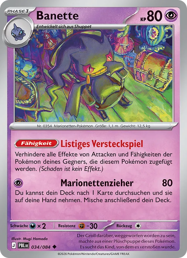 Banette, Dunkelnacht 034