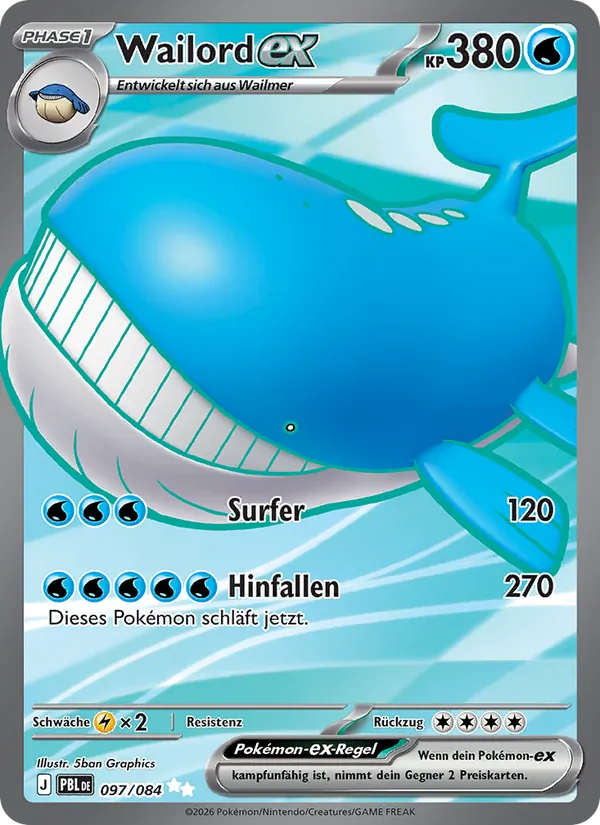 Wailord-ex, Dunkelnacht 097