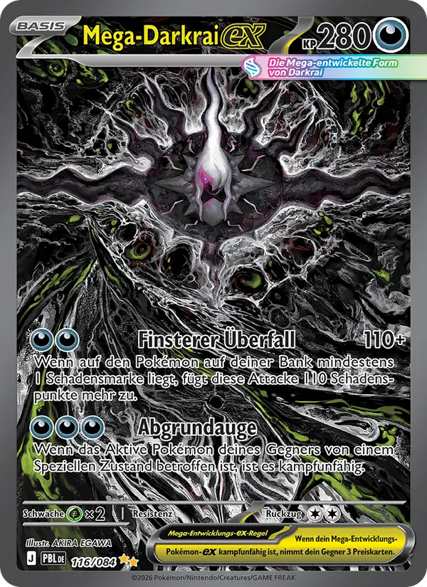 Mega-Darkrai-ex, Dunkelnacht 116