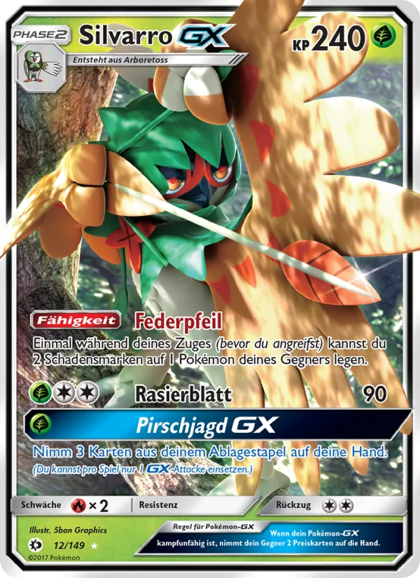 Silvarro GX, Sonne & Mond 12