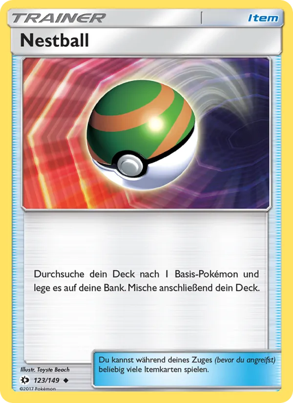 Nestball, Sonne & Mond 123