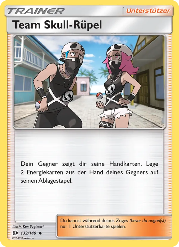 Team Skull-Rüpel, Sonne & Mond 133