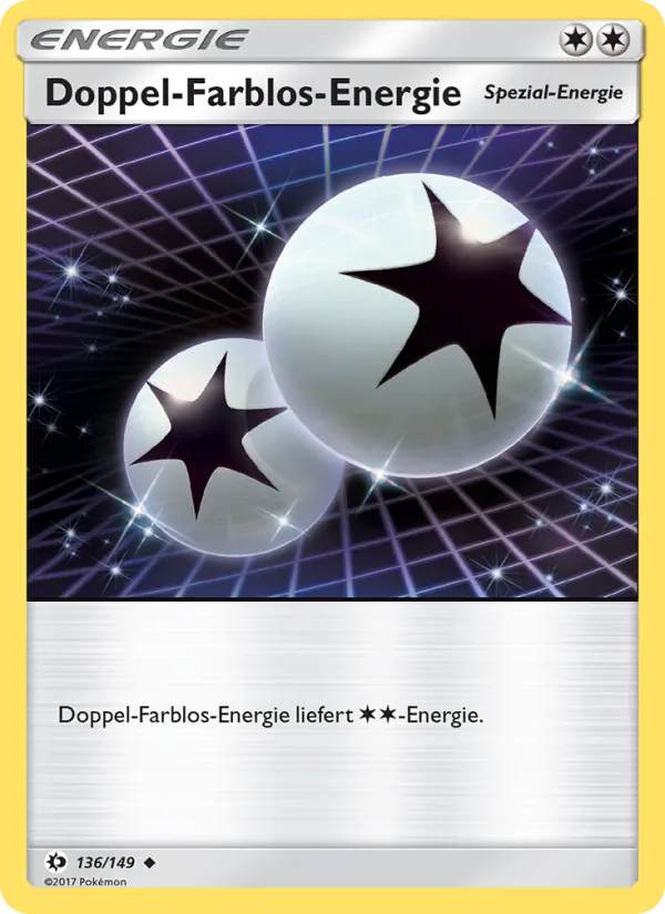 Doppel-Farblos-Energie, Sonne & Mond 136