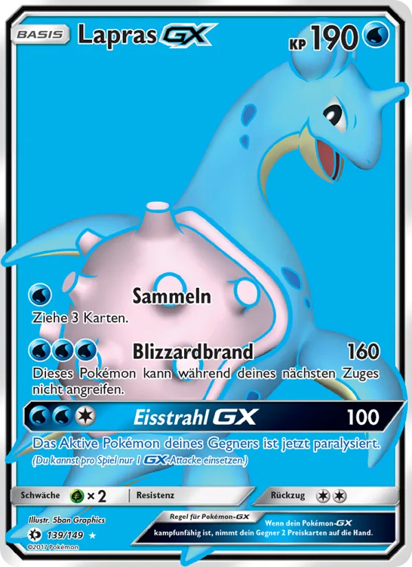 Lapras GX, Sonne & Mond 139