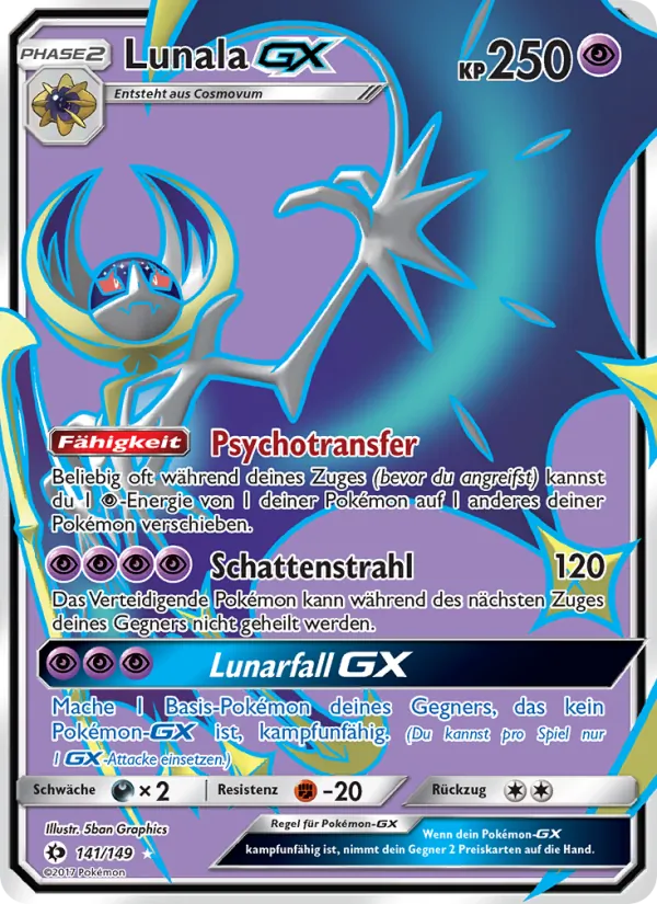 Lunala GX, Sonne & Mond 141