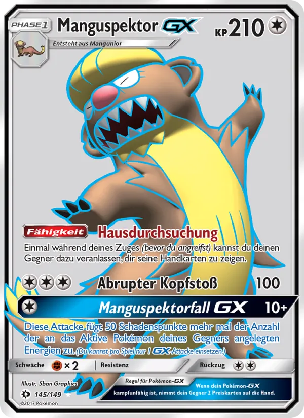 Manguspektor GX, Sonne & Mond 145